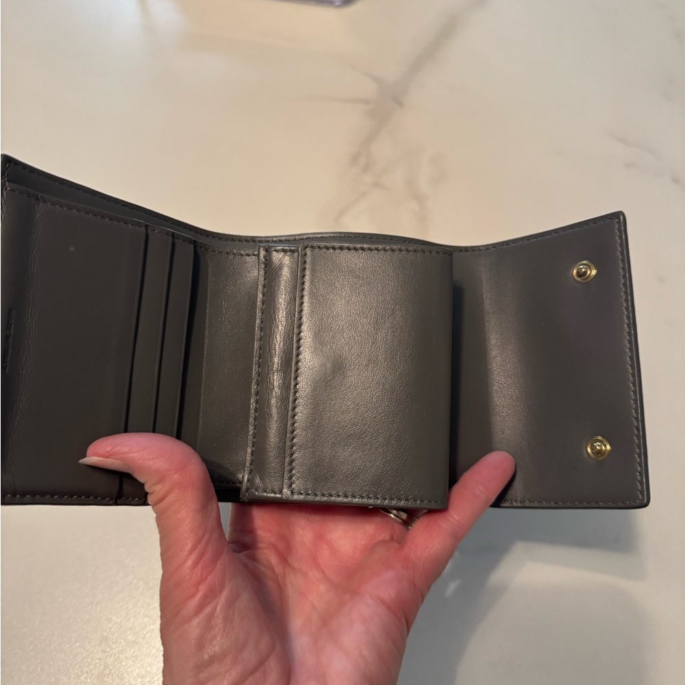 Celine Dark Gray Leather Wallet. Great Used Condition! - Picture 4 of 9